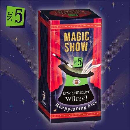 MAGIC SHOW Trick 5 Erscheinender Würfel