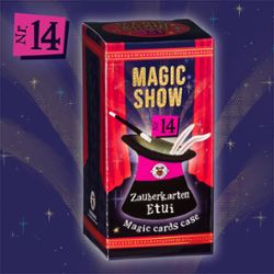 MAGIC SHOW Trick 14 Magic cards case