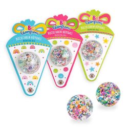 ABC CHAMPIONS Letters Bouncy Ball, 3 assorted