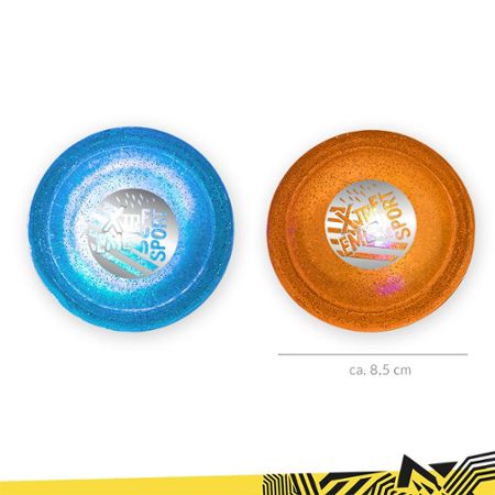 XTREME Pocket Light-Up Frisbee In- & Outdoor, 2-fach sortiert