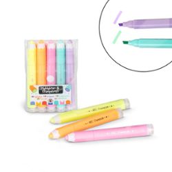 ABC CHAMPIONS Highlighter & stamp pen, set of 5