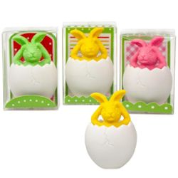 RADIERER COLLECTION rabbit in egg, 3 different colours