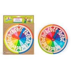 ABC CHAMPIONS Learning Clock Wooden Puzzle